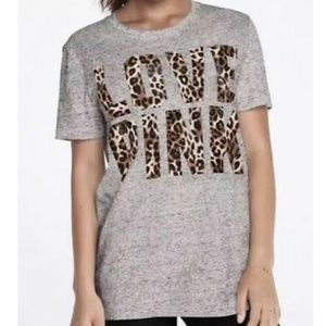Victoria's Secret cheetah print Love Pink tee
